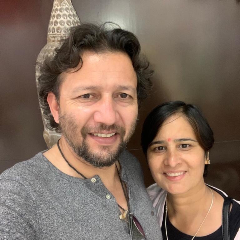 A warm selfie of Tik and Manu together - Manu and Tik