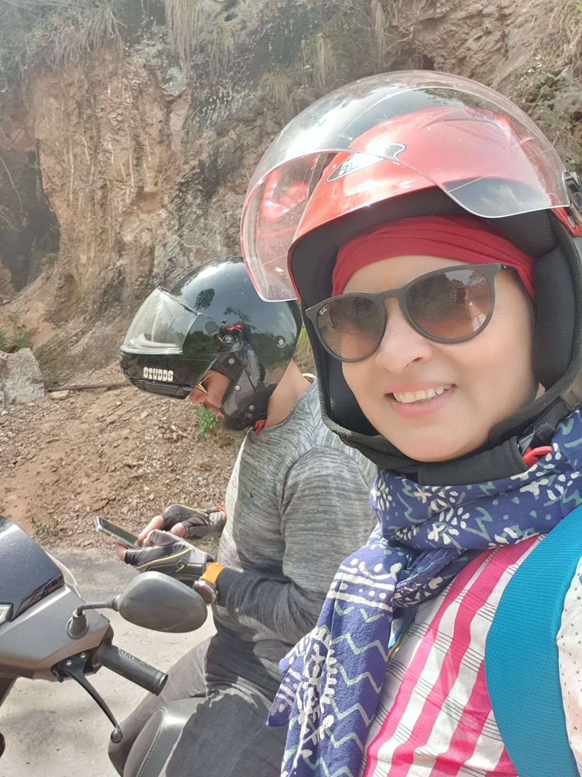Activa journey picture - Manu and Tik
