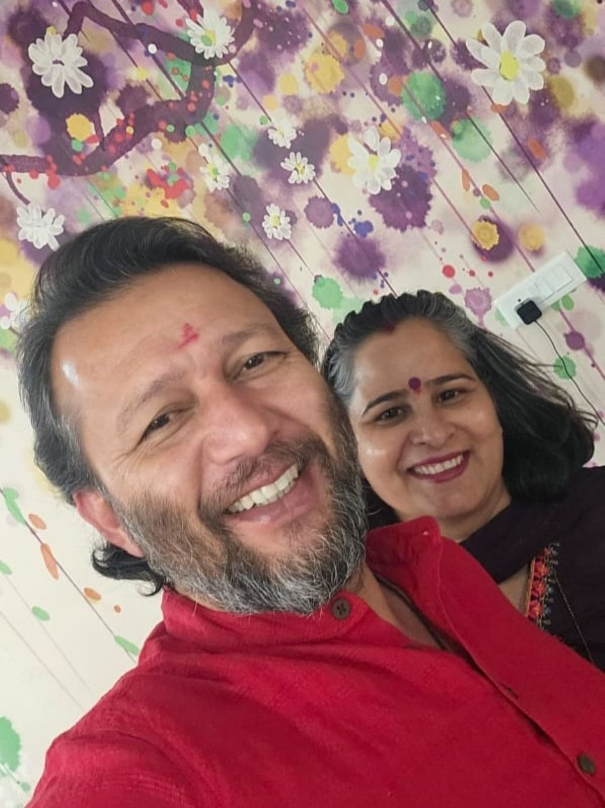 Last picture together on Karwa Chauth 2024 - Manu and Tik